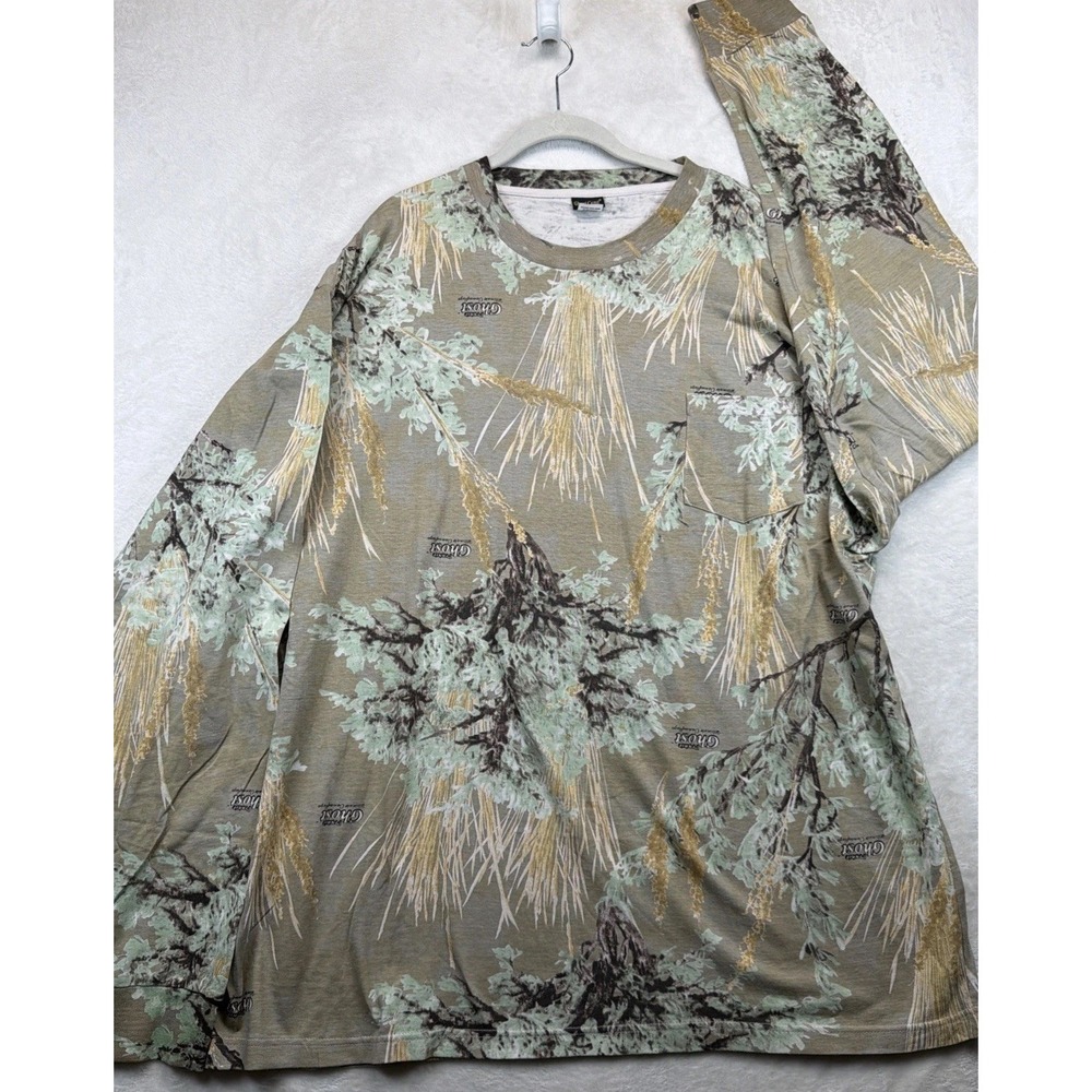 Montana Camo Ghost Prairie Camo Hunting Shirt Men's 3XL Long Sleeve